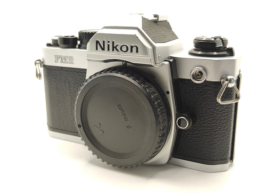 Nikon FM2n SLR film camera - silver.
