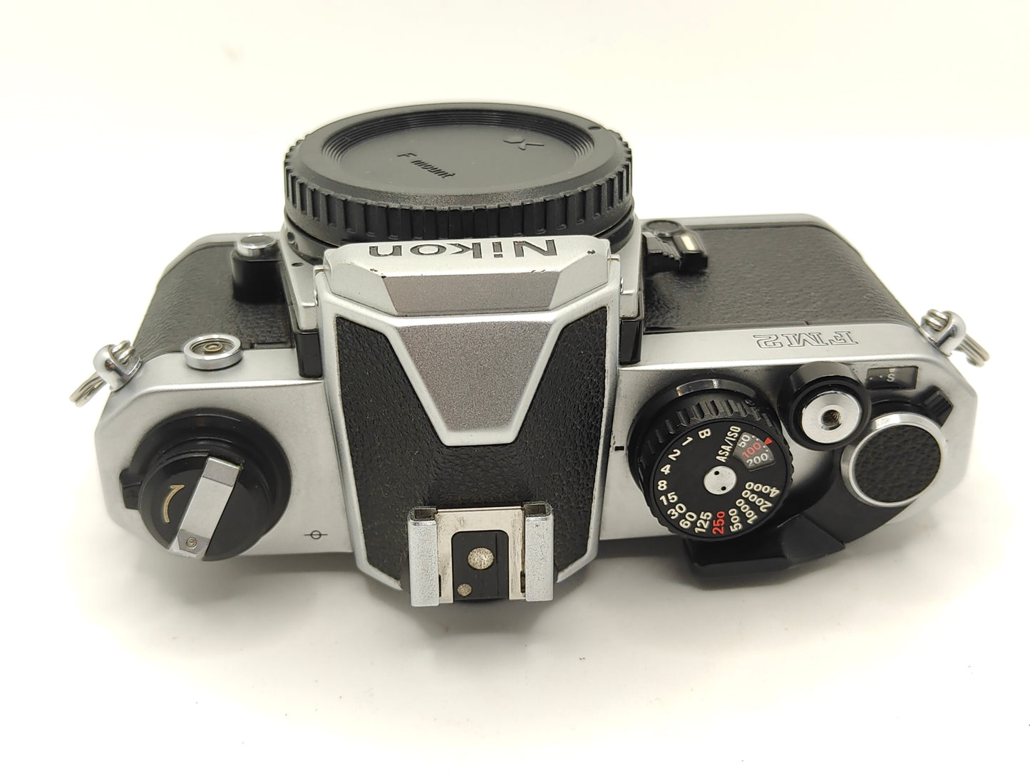 Nikon FM2n SLR film camera - silver.