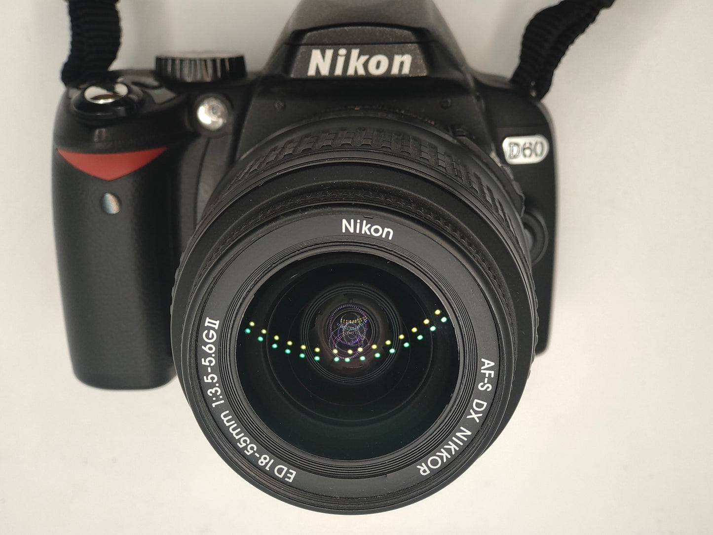 Nikon D60 digital camera with zoom lens