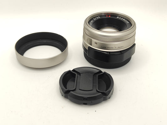 Contax G2 lens: Carl Zeiss Planar 35mm f/2 (2/35). FILM TESTED.
