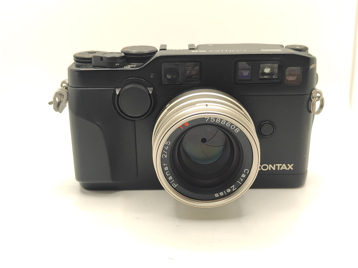 Contax G2 camera with 45mm f/2 lens.