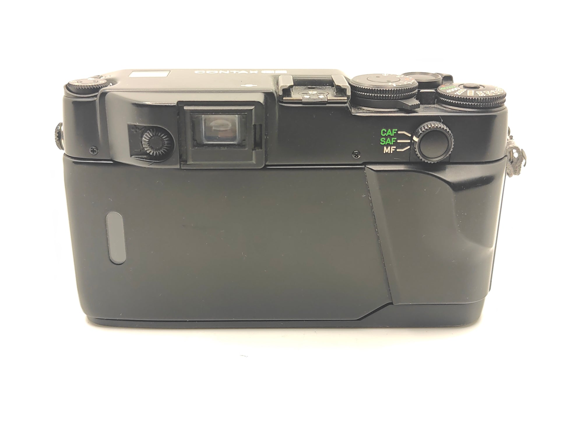 Contax G2 camera with 45mm f/2 lens.
