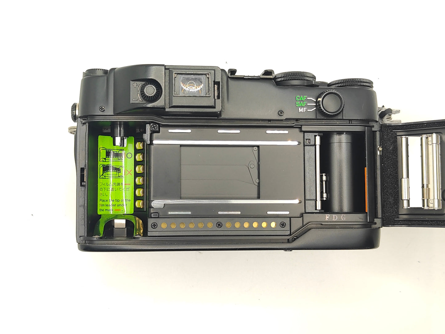 Contax G2 camera with 45mm f/2 lens.