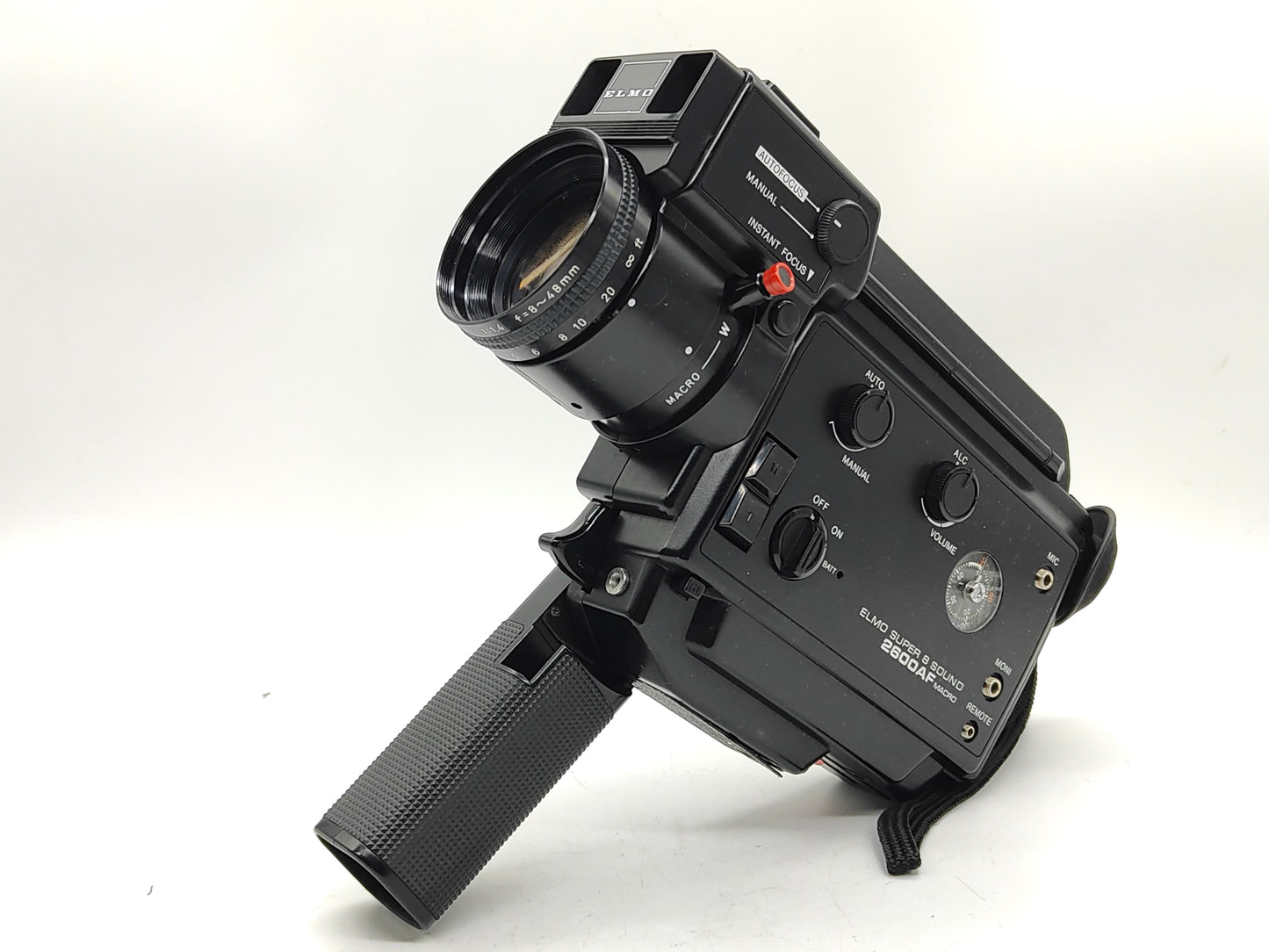 FILM TESTED Elmo 2600AF Autofocus Super-8 cine camera.