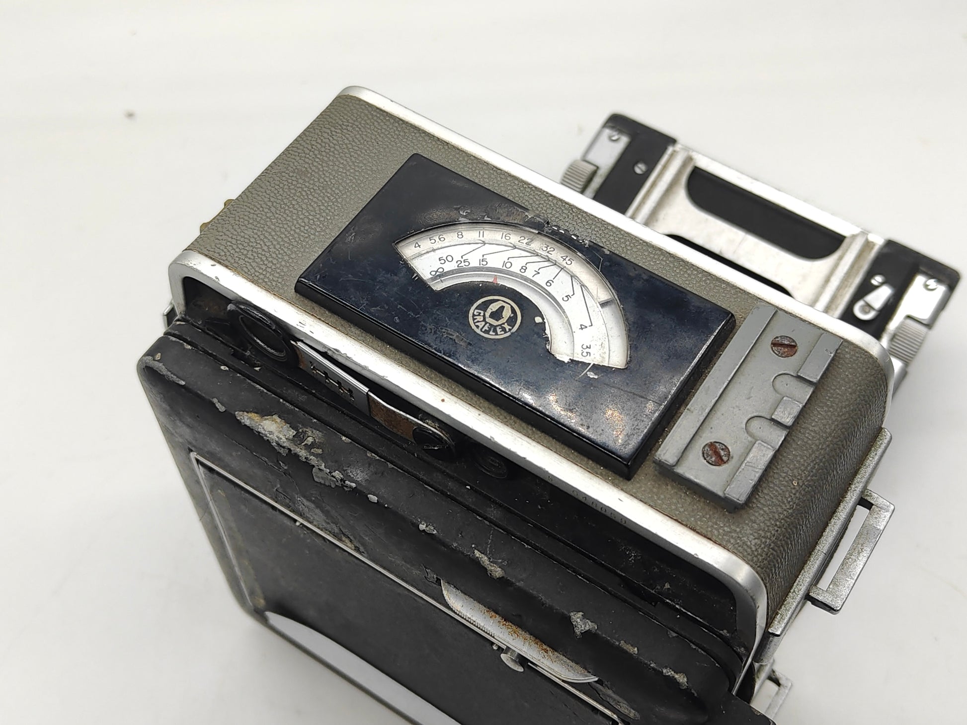 Graflex Super Speed Graphic 4x5 Rangefinder Press Camera.