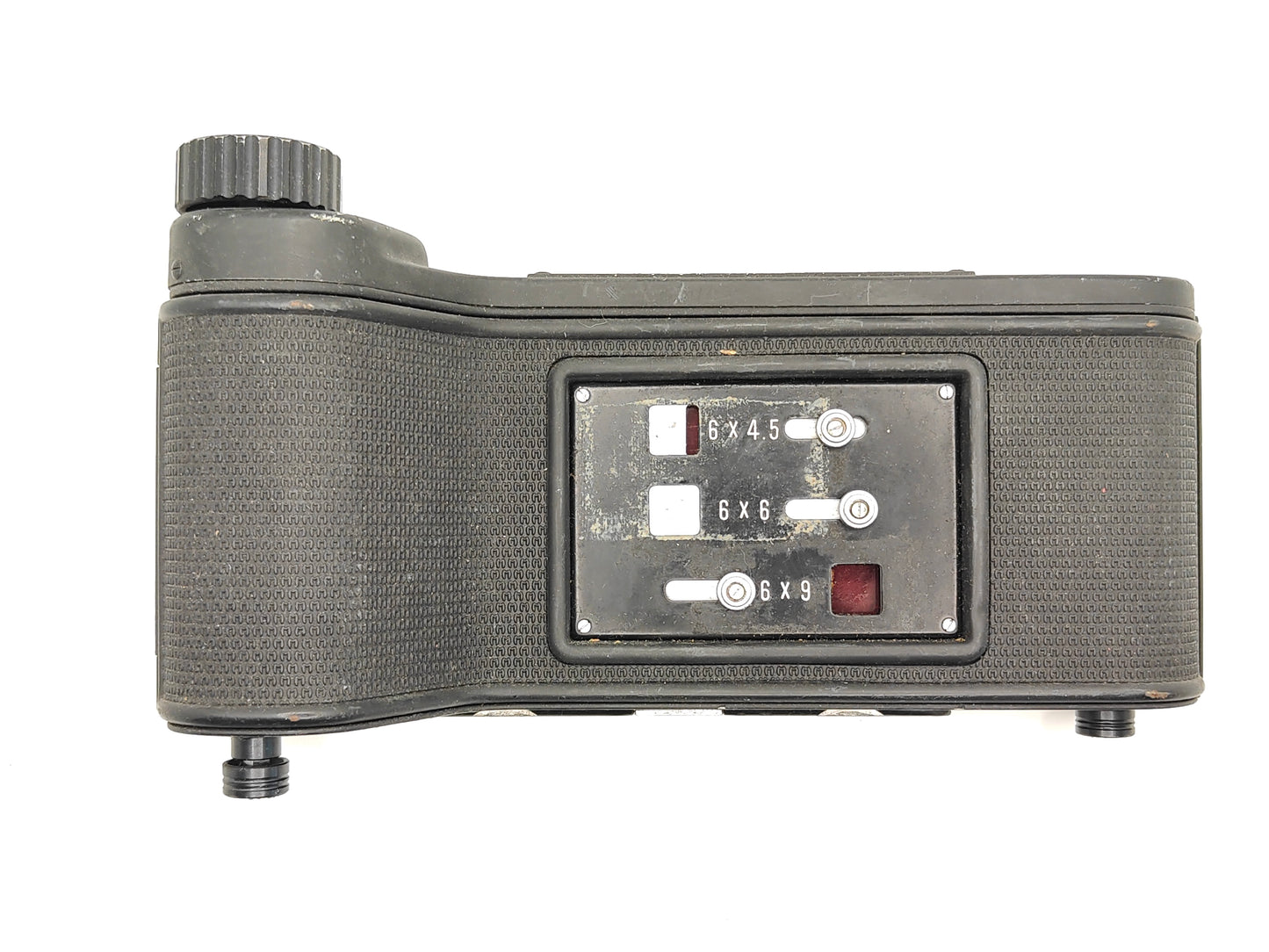 Film back + dark slide for Mamiya Press camera