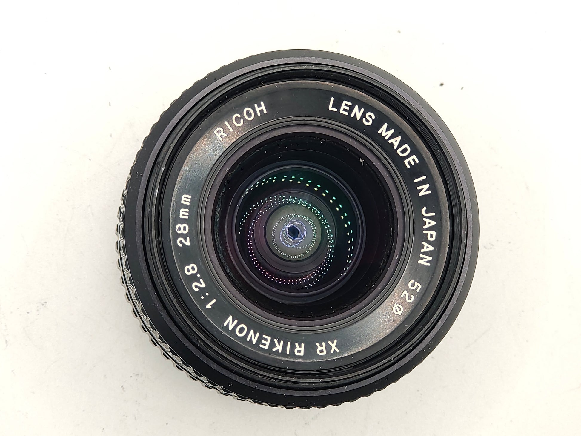 Ricoh 28mm f/2.8 wide angle (Pentax K-mount) lens.