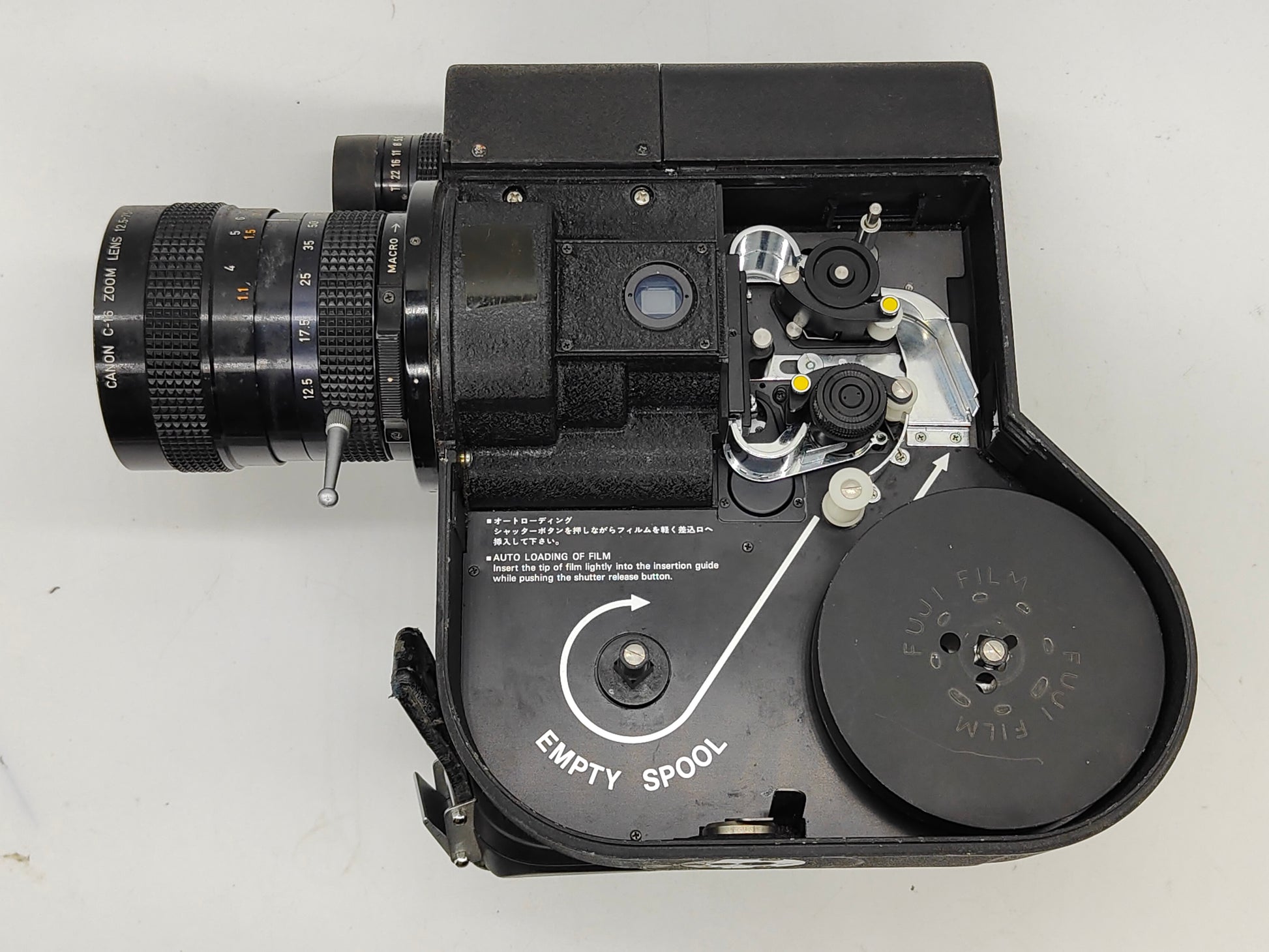 FILM TESTED Canon Scoopic 16MS 16mm movie camera.