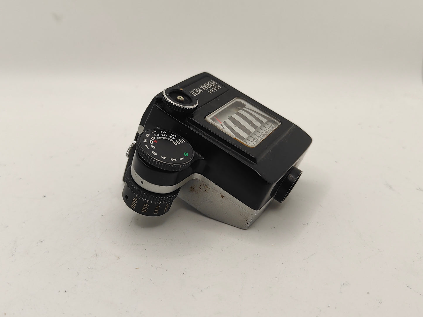 Original clip-on meter for Pentax SV SLR camera.