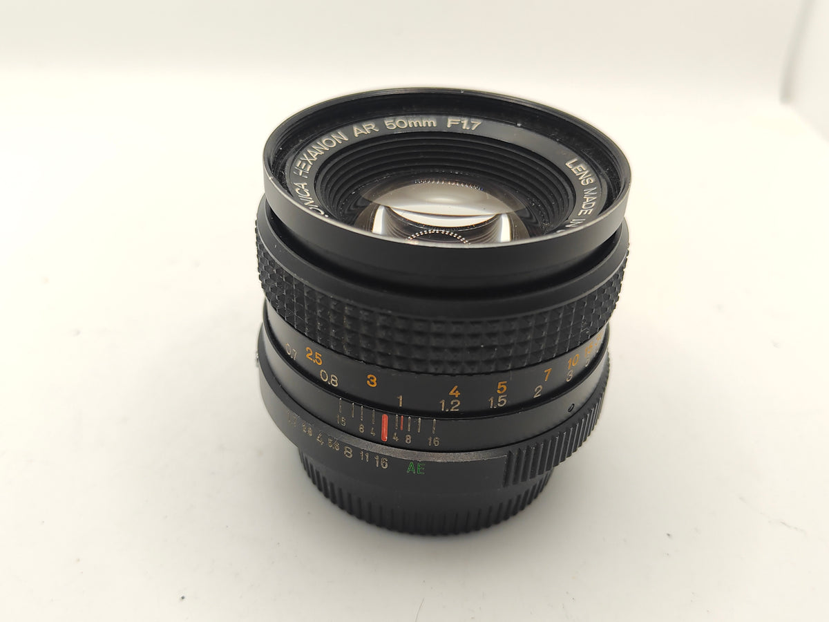Konica Hexanon 50mm f/1.7 standard lens