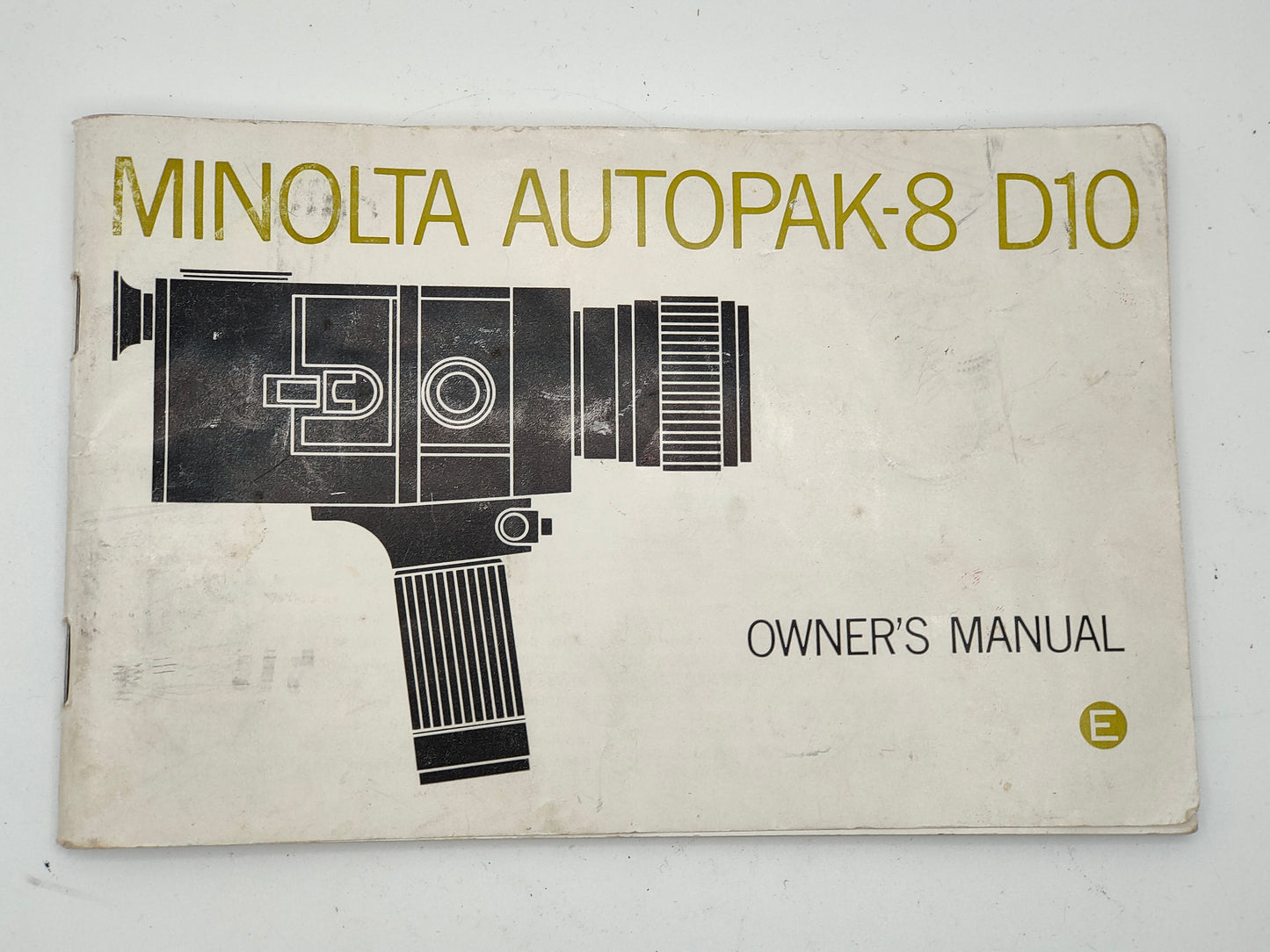 Original camera instruction manuals / brochures
