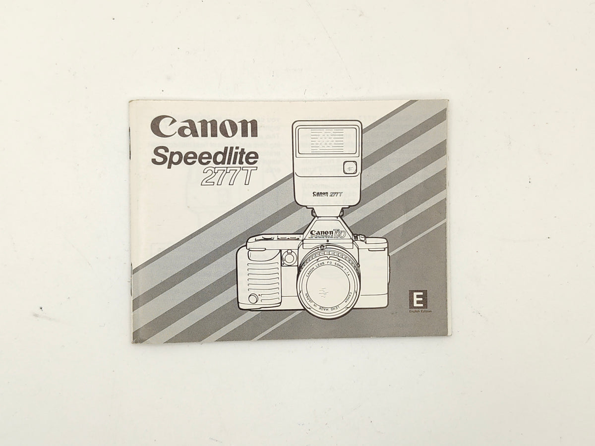 Original camera instruction manuals / brochures