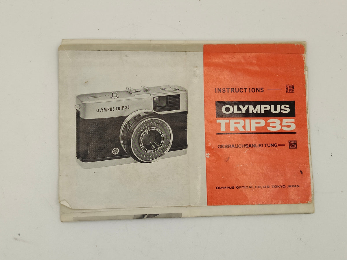 Original camera instruction manuals / brochures