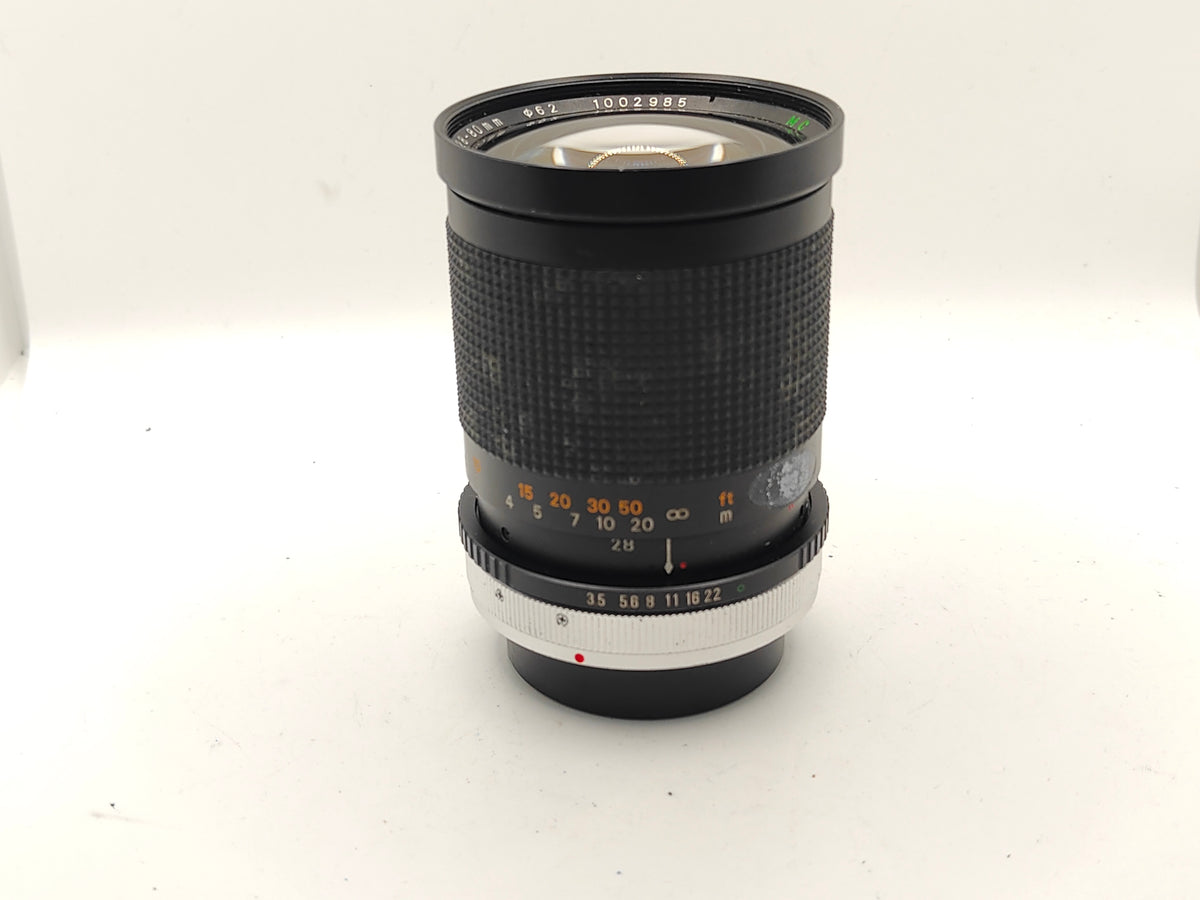 Cimko 28-80mm f/3.5 zoom lens for Canon AE-1, FTb etc.