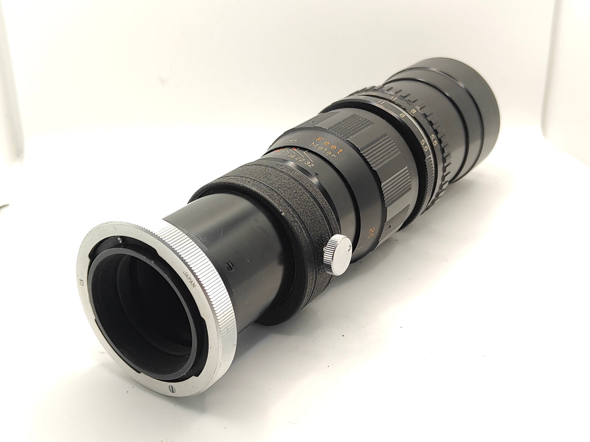 Hanimex 300mm f/5.5 lens for Canon SLRs.