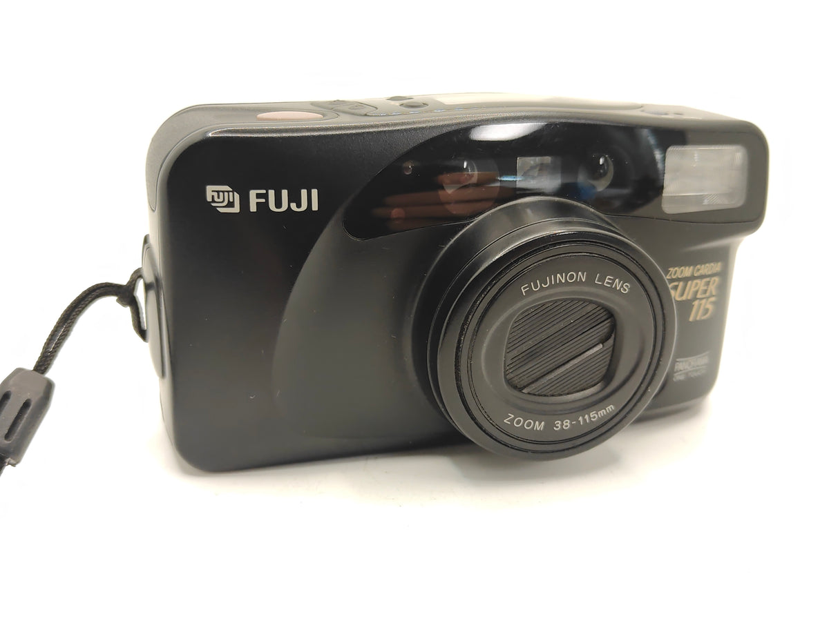 Fuji Zoom Cardia Super 115 point-and-shoot film camera.