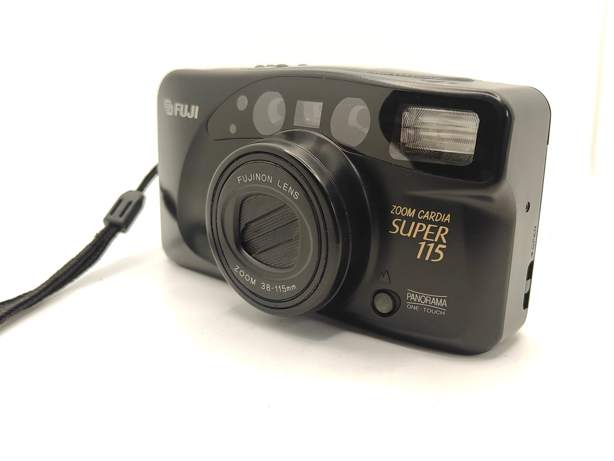 Fuji Zoom Cardia Super 115 point-and-shoot film camera.