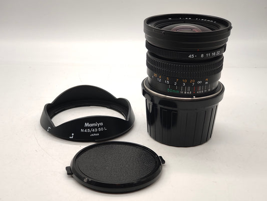 50mm f/4.5 lens for Mamiya 7.