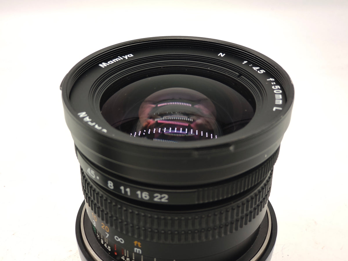 50mm f/4.5 lens for Mamiya 7.