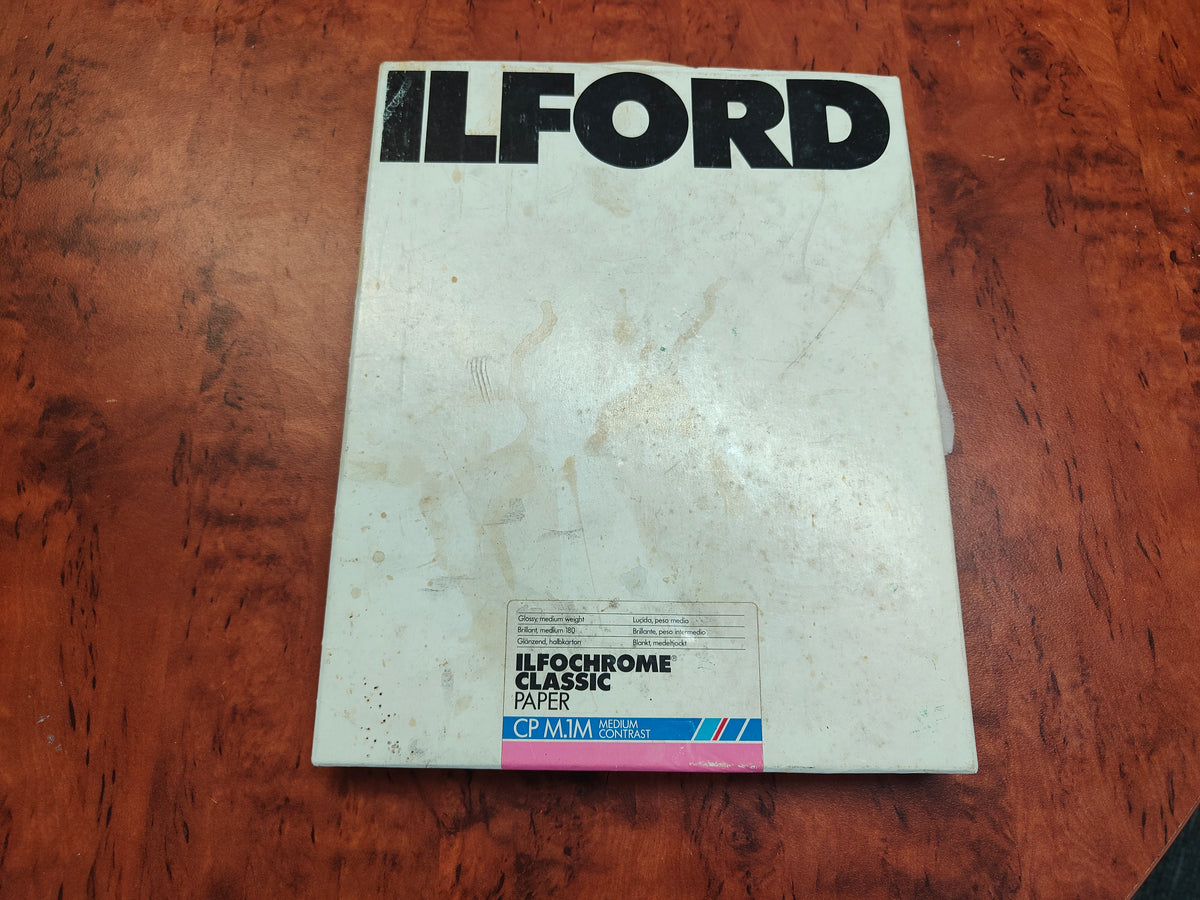 Ilford Ilfochrome Classic Paper 8x10in box of 50 (partially used).