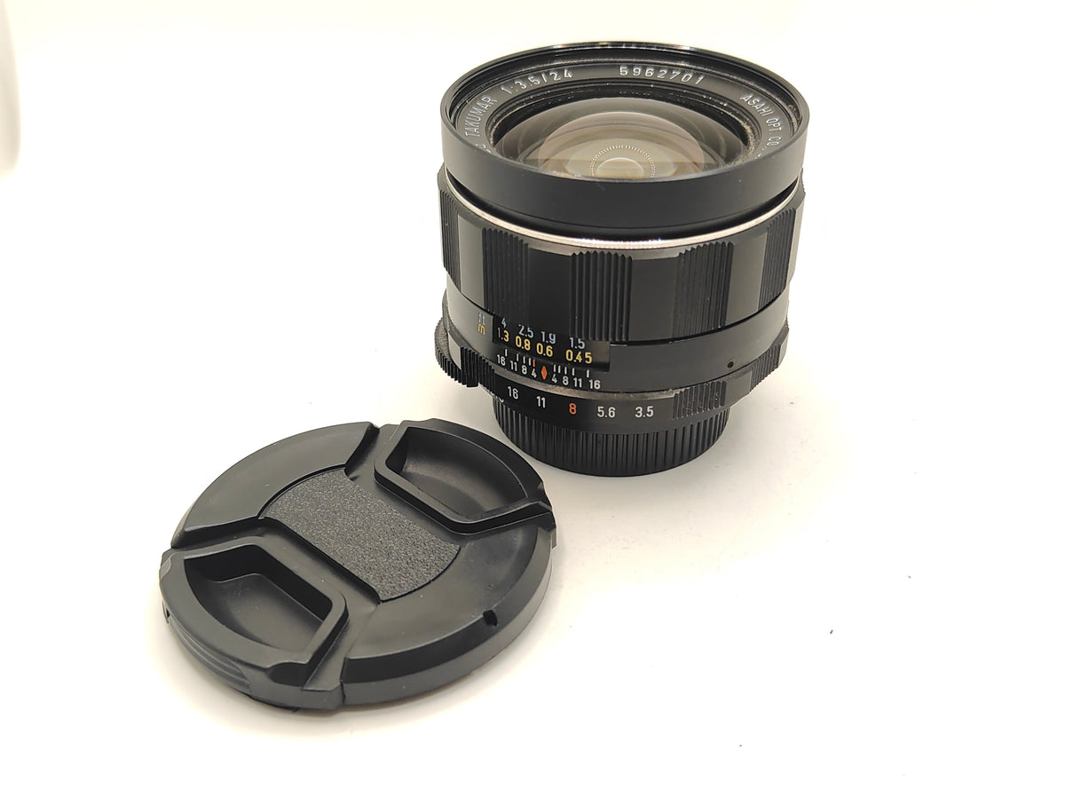 Super-Multi-Coated Takumar 24mm f/3.5 M42 Pentax lens.