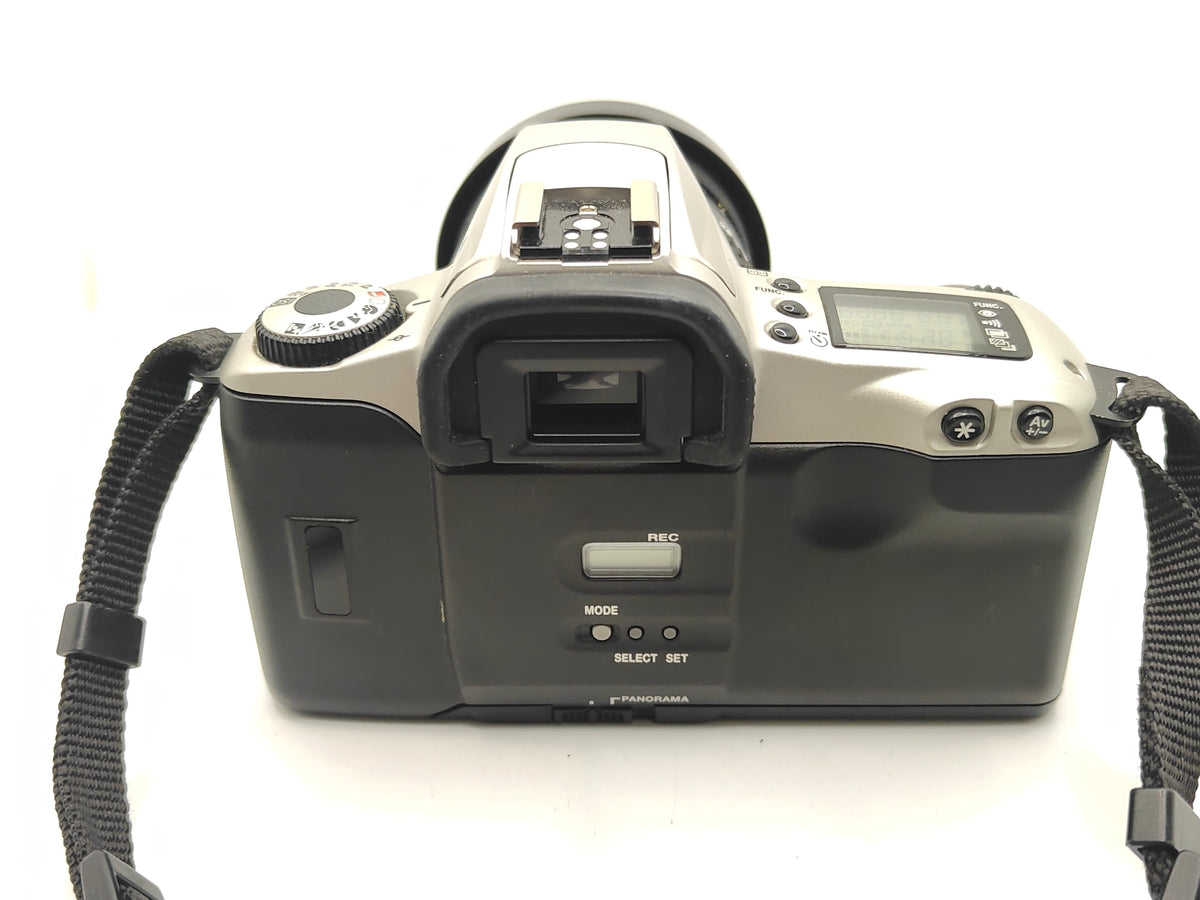 Canon EOS Kiss III camera with 28-80mm zoom lens