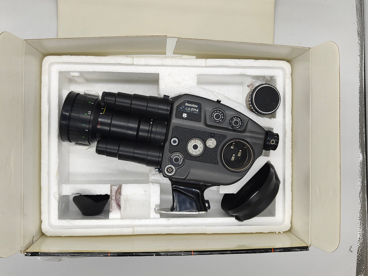 FILM TESTED Beaulieu 4008ZM4 Super-8 camera: full set with original box and leather case