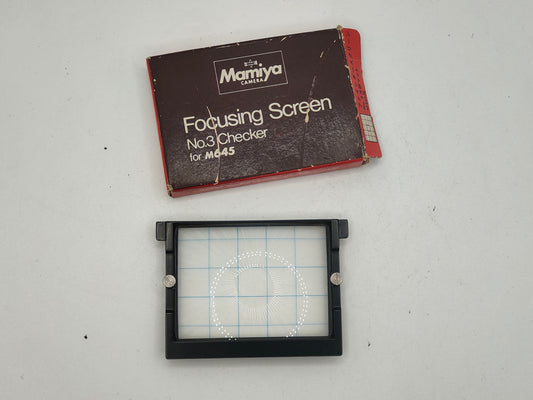 Mamiya 645 focusing screen No. 3 - grid pattern.