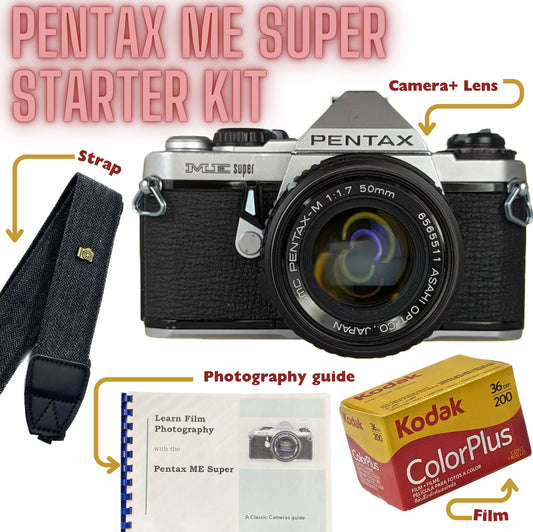 Pentax ME-Super film camera Starter Kit