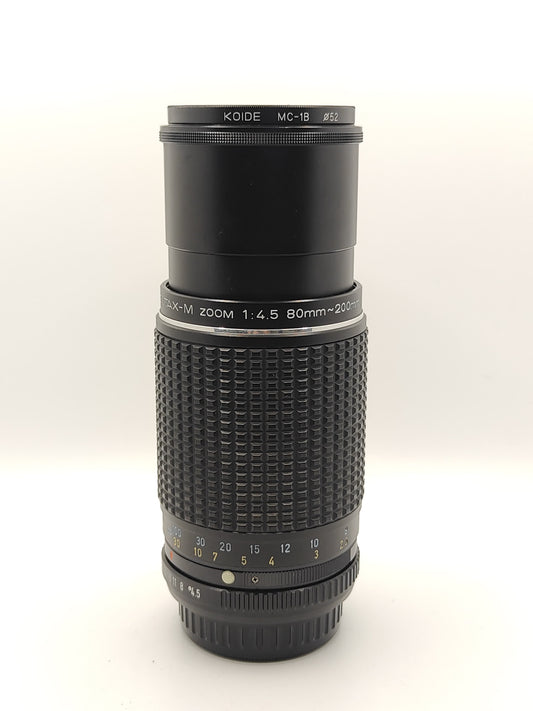 Pentax-M 80-200mm f4.5 telephoto zoom lens for Pentax K (KM, K1000, ME, MX etc) SLRs