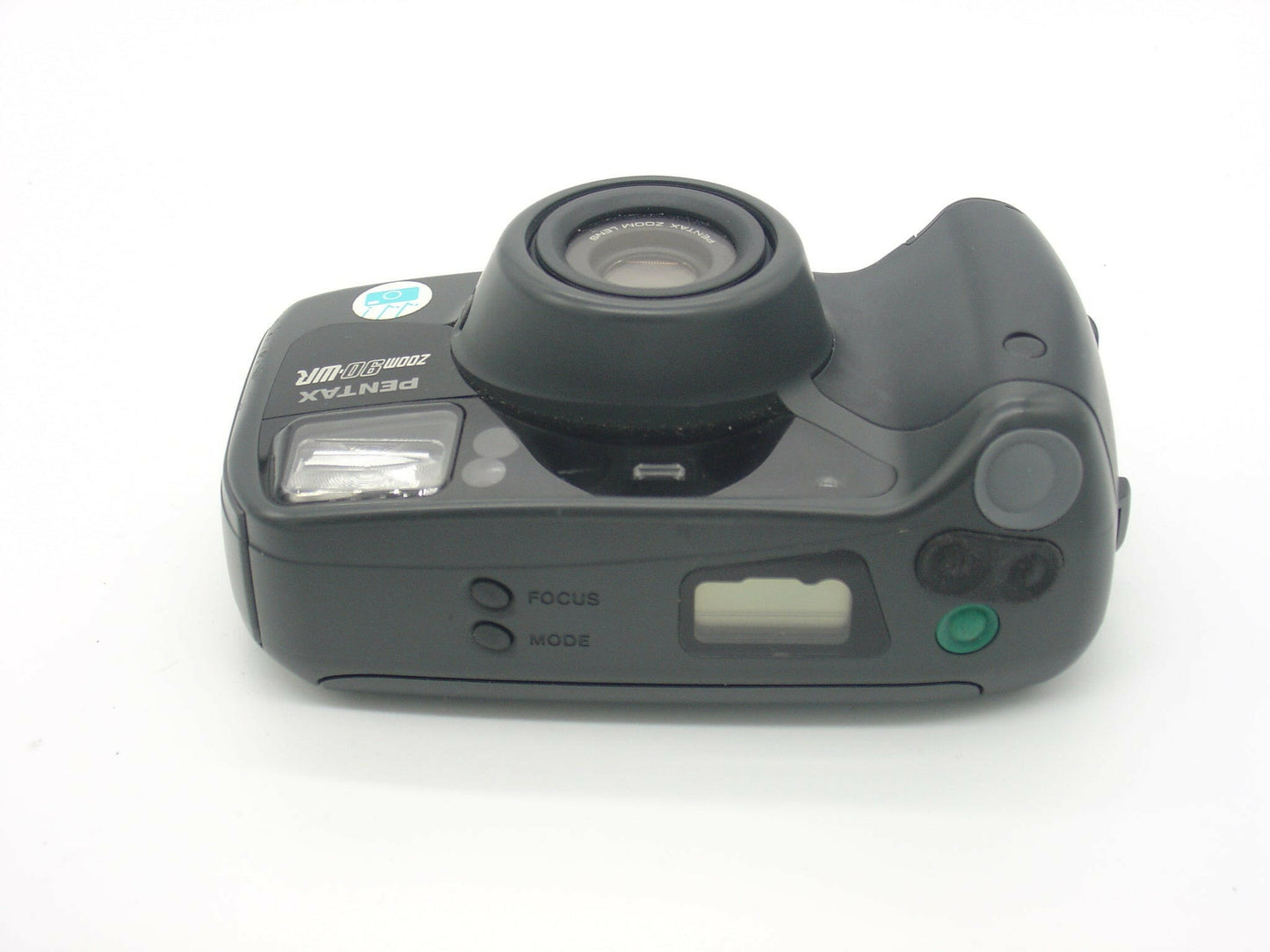 Pentax Zoom 90-WR point-and-shoot camera with remote control.