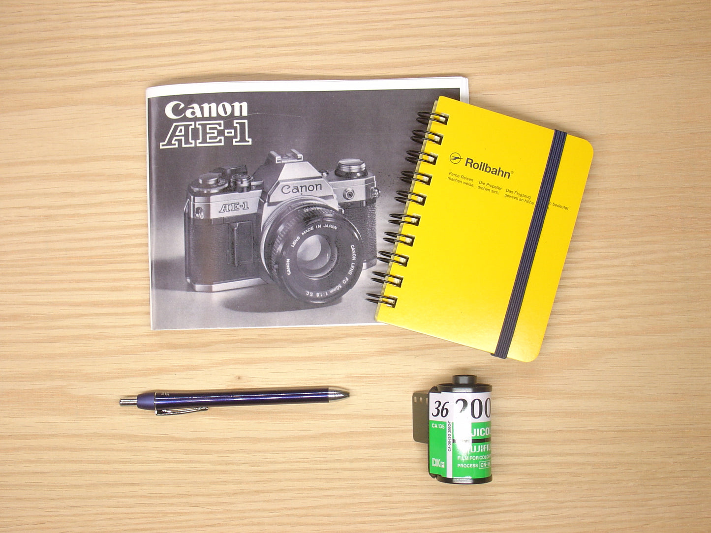 Canon AE-1 SLR camera kit