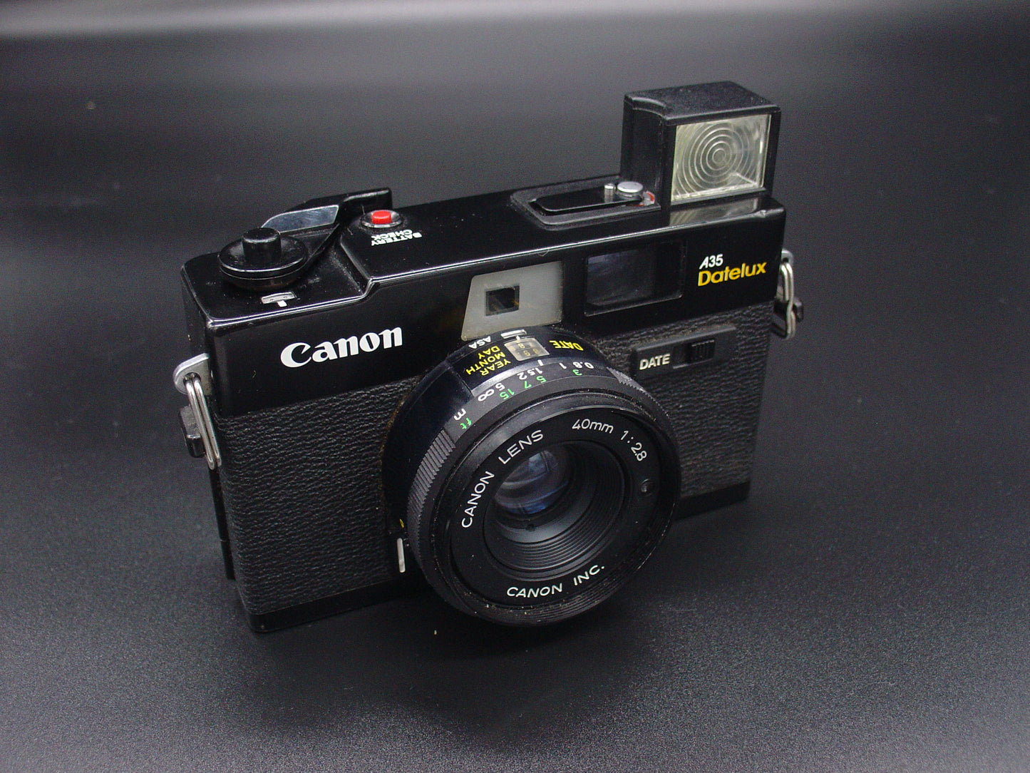 Canon Datelux A35 film camera + user manual