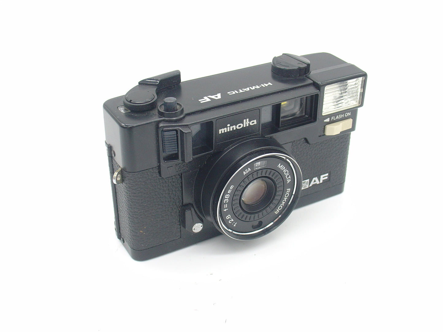 Minolta Hi-Matic AF retro point-and-shoot camera