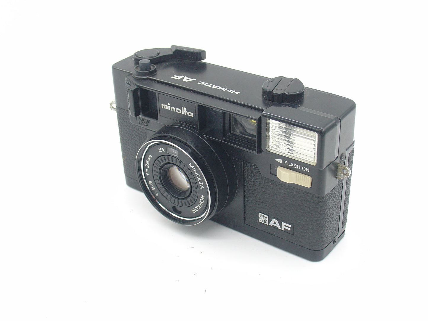 Minolta Hi-Matic AF retro point-and-shoot camera