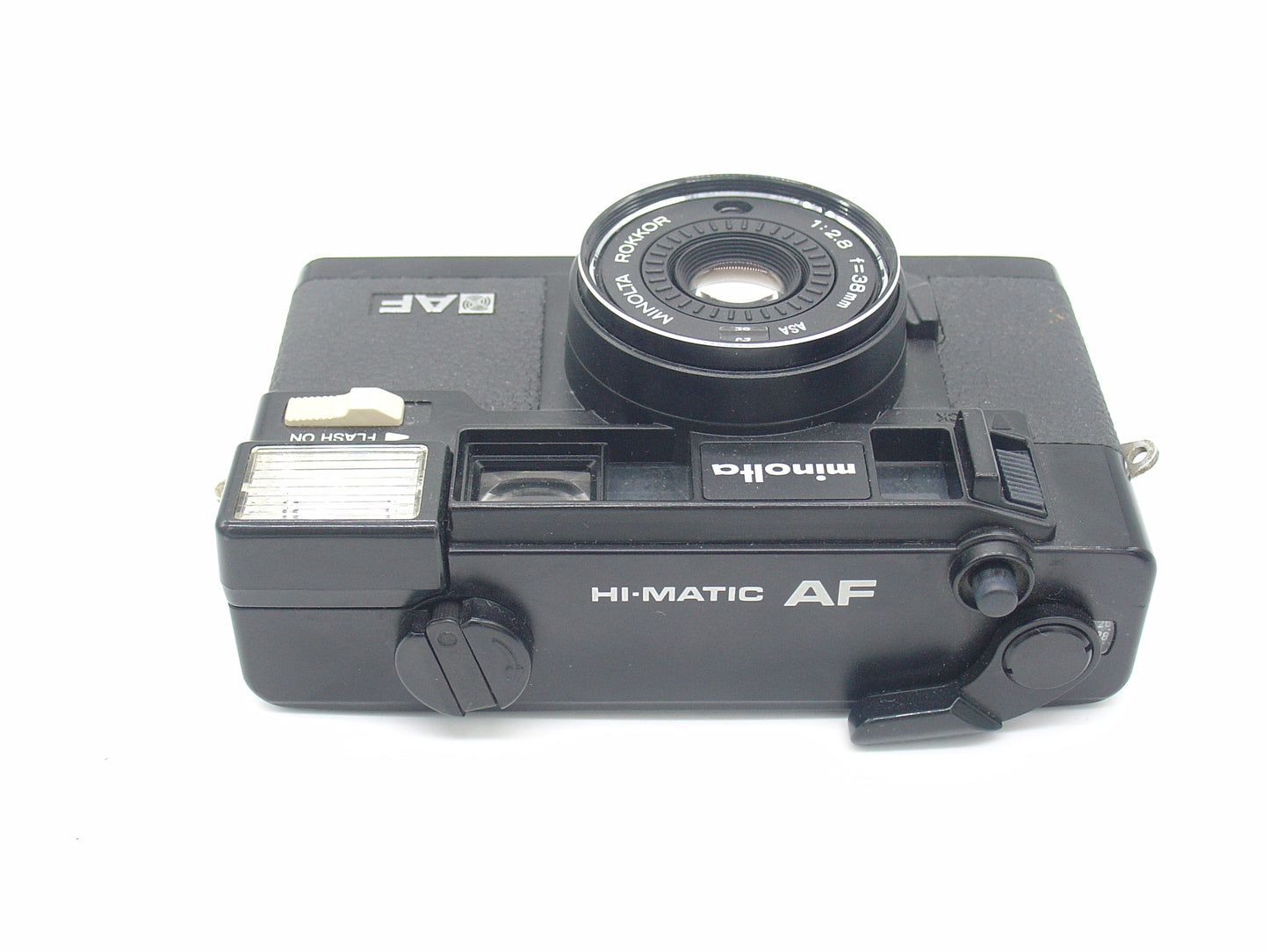 Minolta Hi-Matic AF retro point-and-shoot camera