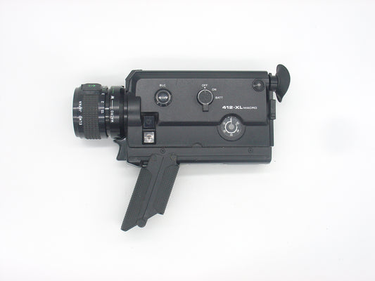 FILM TESTED Elmo 412-XL Super-8 movie camera.