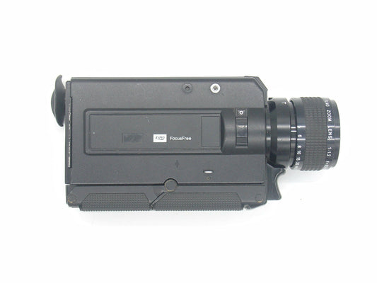 FILM TESTED Elmo 412-XL Super-8 movie camera..