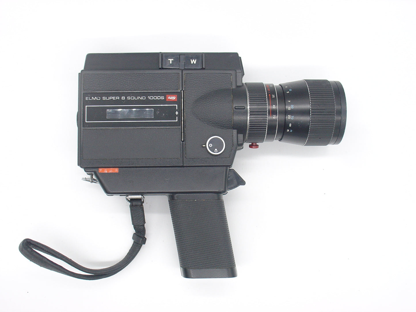 Elmo Super-8 Sound 1000S movie camera. Film Tested.