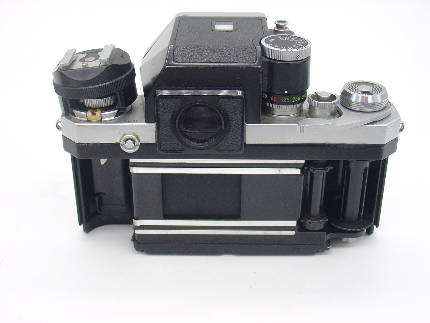 Nikon F SLR with 35mm f2.8 Nikkor lens + case