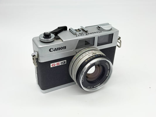 Canonet QL17 GIII rangefinder camera